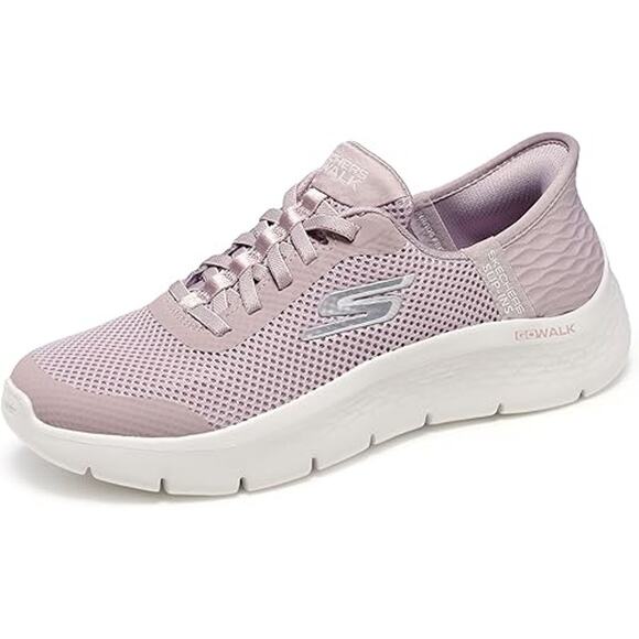 Skechers Womens Go Walk Flex Hands Free Slip-ins-Grand Entry Size 9 Mauve NWT